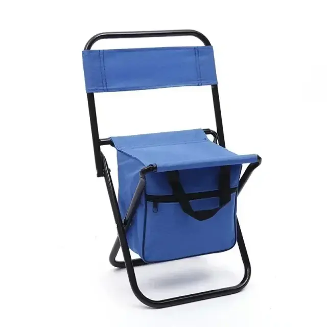 Cadeira de Acampamento Dobrável Portátil Ultraleve com Caixa Ideal para Viagens, Piqueniques e Atividades ao Ar Livre