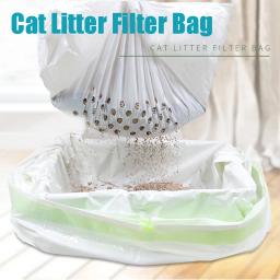 Saco De Filtro De Lixo De Gato Portátil, Higiene Doméstica, Reutilizável, Bandeja De Caixa De Cachorro, Acessórios Para Casa, Pet Suprimentos, Saco De Limpeza - Image 1