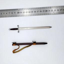 Espada de Liga com Bainha de Plástico, Modelo de Arma, Coleção Action Figure, Escala 1:6, 12 ", Brinquedos Cena - Image 3
