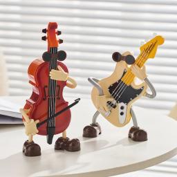 Instrumento Musical Kawaii para Decoração do Lar, Acessórios Nórdicos Decoração Do Quarto, Estatuetas Únicas Criativas, Presente De Aniversário - Image 1
