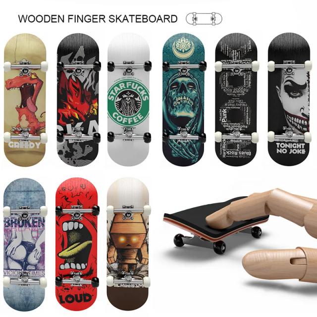 Skate Profissional com Deck de Madeira e Rolamento de Metal