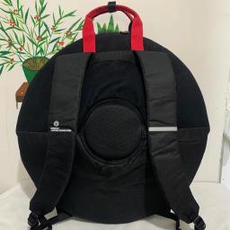 Bolso de tambor de manivela leve saco de agitador de mão de 22 polegadas tampa de saco de tambor de manivela de 23 polegadas caixa de tambor de agitador de mão tampa de mochila de ombro único/ombro duplo/bolsa de tambo - Image 3