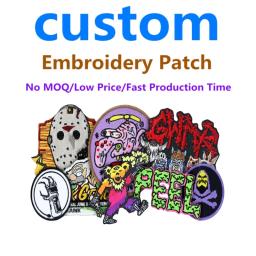 Remendos bordados personalizados para acessórios personalizados, design de logotipo personalizado, remendo bordado, ferro para costurar em jaquetas, chapéus e bolsas - Image 1