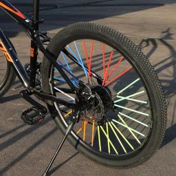 Roda de bicicleta falou Wraps, Noite Riding Roda Rim fita reflexiva, Mountain Bike Decoração Refletores, MTB Decoração, 12pcs - Image 1