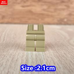 8 pçs/lote MOC Tijolos Calças Em Branco pernas Corpo Desgaste Figura Acessório Montado Blocos de Construção Brinquedo Crianças Bonecas de Plástico - Image 6