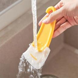 Espátula De Silicone Para Limpeza De Cozinha Raspador De Lâmina Macia, Ferramentas De Limpeza De Pratos, Escova De Utensílios, Panela, Prato - Image 3