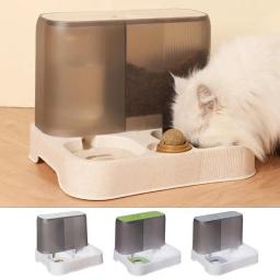 Alimentador automático do animal de estimação da grande capacidade, Dispensador do alimento do cão e do gato, Alimentador seco durável - Image 2