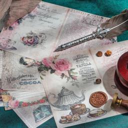 Panalisacraft 6 estilos de 30 folhas tamanho grande papel estampado scrapbooking pacote de papel artesanal artesanato papel de fundo almofada cartão - Image 6