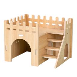 Casa Dupla Camada para Animais Pequenos, Casa do Hamster Anão, Casa do Hamster - Image 5