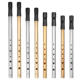 Flauta de metal para iniciantes, apito irlandês, flauta com 6 furos, flauta de metal para sopros, flauta com 6 furos, flauta de estanho - Image 2