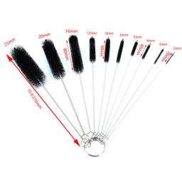 Conjunto de escovas de limpeza de nylon, 10/13 peças, garrafa de tubo, limpador de palha, kit de cerdas, óculos, teclado, ferramenta de limpeza de carro doméstico - Image 6