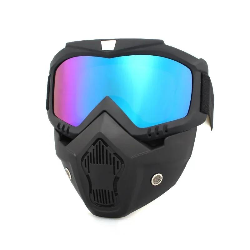 Tactical Full Face Máscara Goggles, prova UV, Windproof, Anti-Fog, Paintball Máscara, Airsoft, Tiro Segurança, Mak protetora - Image 1