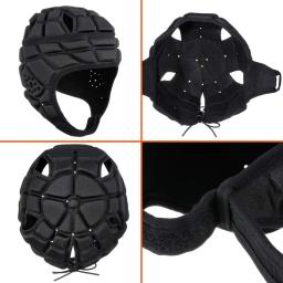Rugby capacete acolchoado headguard headgear para o futebol scrum boné cabeça protetor macio capacete de proteção para crianças jovens do bebê futebol - Image 5
