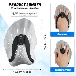Nadadeiras de natação Treinamento Ajustável Hand Webbed Luvas, nadadeiras, luvas Pad, homens mulheres crianças, Dropship, 1 par - Image 6
