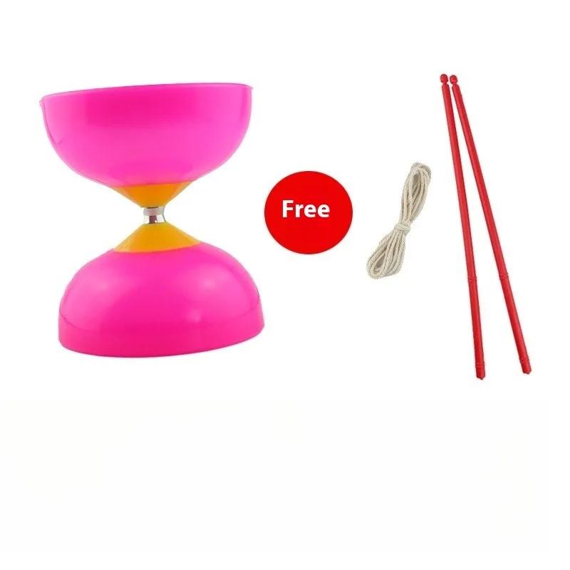 Portátil diabolo chinês yoyo diabolo conjunto portátil equipamentos de fitness para adultos crianças idosos ao ar livre exercício agilidade interior - Image 1