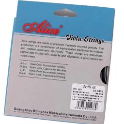 Alice A907 Tone transparente corda, Nylon Core, Cupronickel, Ni-Fe, enrolamento, brilhante, instrumento, Viola Cordas - Image 2