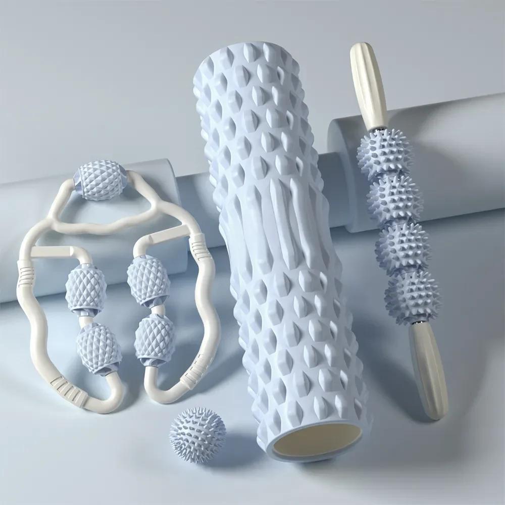 Rolo de espuma para massagem muscular profunda, exercício físico, bola de massagem, massageador para pernas, corpo inteiro - Image 1