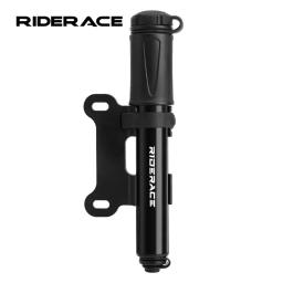 RIDERACE-Portátil Mini Ciclismo Mão Bomba De Ar, bola De Alta Pressão, MTB Estrada Bicicleta Pneu Inflator, válvula Schrader Presta - Image 1