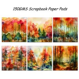 Autumn Forest Junk Journal Set, Perfeito para o jornal, Artesanato, Suprimentos de Scrapbooking, 12 papéis, 60 adesivos, 72 pcs - Image 4