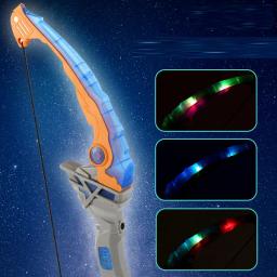 Conjunto de tiro com arco arco e flecha para crianças, plástico com luzes de alvo, brinquedo para crianças, presentes de aniversário para meninos - Image 2