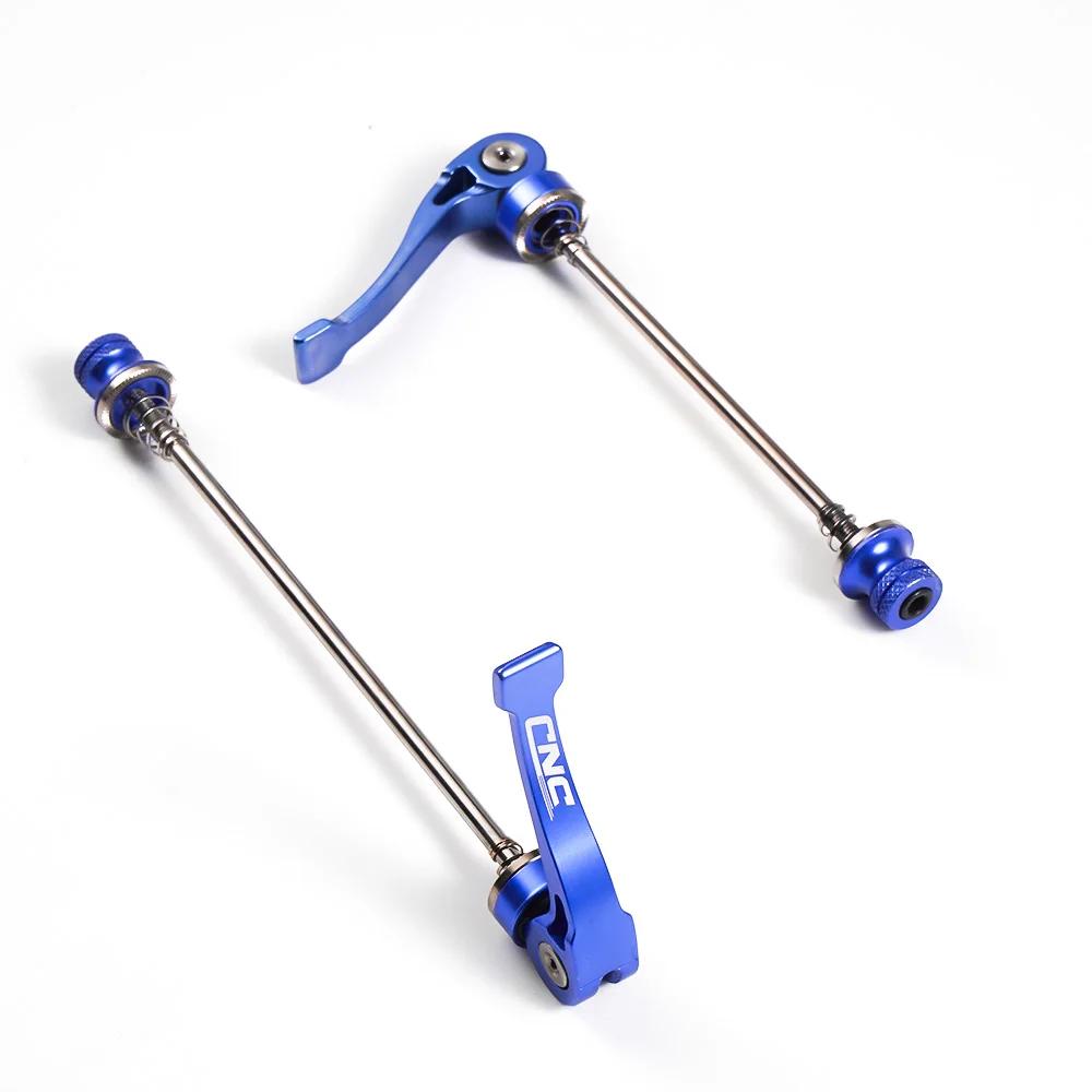 Chooee acessórios de bicicleta, liberação rápida de bicicleta, espetos de cubo de roda de ciclismo de estrada mtb, conjunto traseiro dianteiro, alavanca de alumínio de eixo de aço qr - Image 1