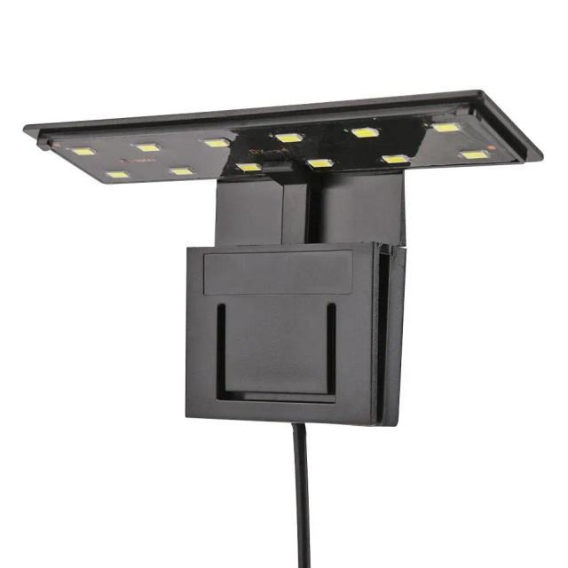Lâmpada LED Waterproof de 5W para Aquário e Cultivo de Plantas Aquáticas com Clip de Fixação