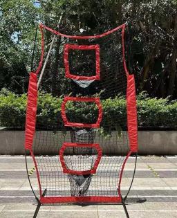 Objetivo portátil do treinamento do rugby, Bolsos dos alvos do tiro, Melhorar a precisão do arremesso, Venda quente, 7x7 pés - Image 4