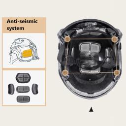 Capacete tático rápido para Airsoft Paintball, capacetes de combate, esportes ao ar livre, equipamento protetor de cabeça, MH PJ Casco - Image 6