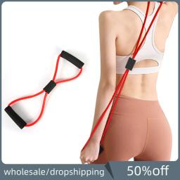Bandas de resistência elástica para treino desportivo, 8 palavra banda, Equipamento de fitness, Equipamento de Yoga, Ginásio, desenvolvedor de peito - Image 1