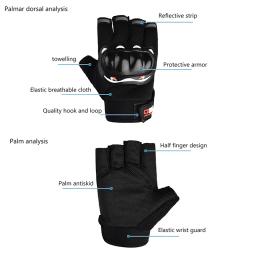 Luvas anti-derrapante respirável Touch Screen, Luvas protetoras do ciclismo, Luvas de motocicleta para esportes ao ar livre - Image 3