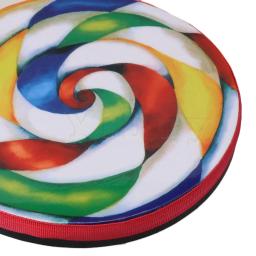 Yibuy 7.9 polegada forma mão tambor instrumentos musicais de percussão educação doce baqueta - Image 4