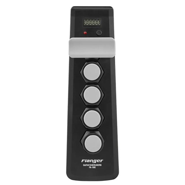 Exercitador de Dedos Flanger ABS para Guitarra e Piano - Treinador de Força com Potência Ajustável e Correção de Mão Universal FA-10G