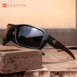 Óculos de sol polarizados masculinos de grandes dimensões Kaenon XL para condução ao ar livre, pesca, golfe, combinação de rosto grande - Image 1