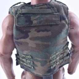 SWAT Uniforme Militar para Soldado, Colete de Proteção, Casaco à Prova de Balas, Colete Tático, Acessórios Roupas, Fit para 12 "Hottoys Figura, Escala 1:6 - Image 2