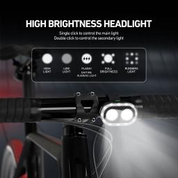 Cyclami cy300t bicicleta inteligente sensor de freio luz traseira dianteira à prova dwaterproof água mtb estrada luzes ciclismo acessórios - Image 2