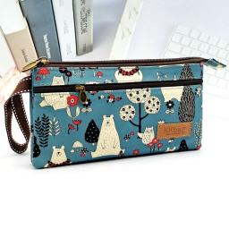 Cartoon Animais Carteiras para Mulheres, Bolsa Zero, Curto Coin Bag, Mini Porta-Cartão Chave, Saco De Armazenamento, Cute Zipper Purse, Student Money Bag, Novo - Image 4