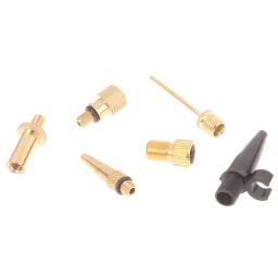 Adaptadores de válvula de bicicleta para estrada e mtb, bomba de pneu de cobre, kit de bico de bomba de inflador, tubo adaptador de válvula presta schrader - Image 4