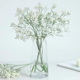 Flores artificiais mosquitinho, arranjo branco, rosa e azul, acessórios para flores falsas, festa de casamento, decoração para escritório e casa, barato - Image 2