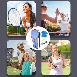 Tênis Rebound Equipamento Treinador para Iniciantes, Iniciante Rebounder Raquete, Nylon Solo Training, Crianças Prática Individual - Image 4