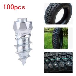 Picos de neve do parafuso do carboneto, parafusos prisioneiros do pneu, Anti-gelo para o carro, SUV, ATV, UTV, 12mm, 100 PCes - Image 5
