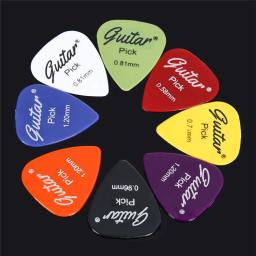 50 Pçs/set Palheta de Guitarra Elétrica Palhetas de Música Acústica Palheta 0.58/0.71/0.81/0.96/1.20/1.50mm Espessura Acessórios de Guitarra GYH - Image 5