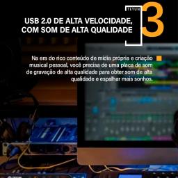 Teyun Q-26 interface de áudio placa de som com monitoramento guitarra elétrica gravação ao vivo placa de som profissional para estúdio cantando - Image 4