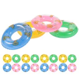 Modelos Infláveis De Anéis De Natação, Mini Foto De Casa, Anéis Em Miniatura Adoráveis, Lifebuoy, 20 Pcs - Image 1