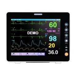 Monitor portátil multiparâmetro de sinais vitais para uso humano/veterinário, tela de 8 polegadas - Image 4
