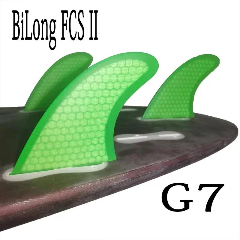 Bilong fcs ii g7 prancha de surf propulsor tri fin fibra de vidro com prancha de surf elétrica de fibra de carbono quilhas surf wakeboard barbatanas de windsurf - Image 1