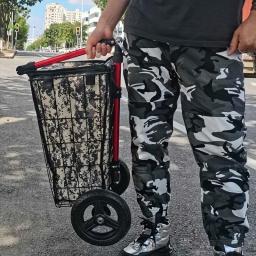 Trailer De Bicicleta Contínua Montado Na Traseira Do Veículo De Acampamento, Pneus Silenciosos, Camping Armazenamento, Acessórios De Caminhada Natural, Ao Ar Livre - Image 6