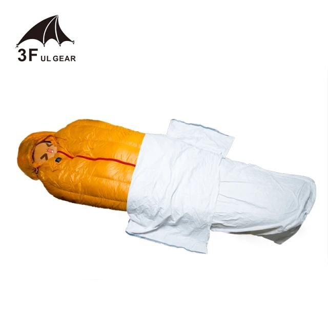 Bivy Impermeável Profissional Tyvek com Forro Protetor para Saco de Dormir em Acampamentos e Caminhadas ao Ar Livre 3F UL