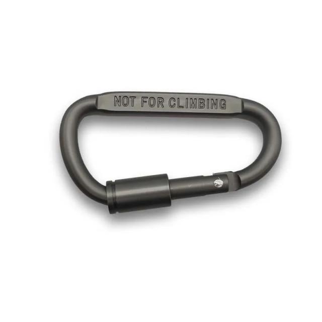 Carabiner Screw Lock com Gancho Pendurado e D-Ring - Conjunto de Clips de Fivela Mosquetão para Escalada e Acampamento