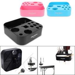 Caixa De Armazenamento De Plástico no Suporte para Pet Grooming, Tesoura De Mesa, Caixas De Pente De Cão, Organizador De Escovas, Suprimentos De Gato - Image 1