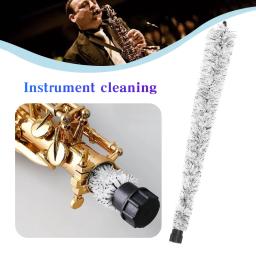 Alto Sax Pad Saver Brush, Alto Sax através do tubo Strip, Câmara interna escova, Woodwind instrumento acessório - Image 1